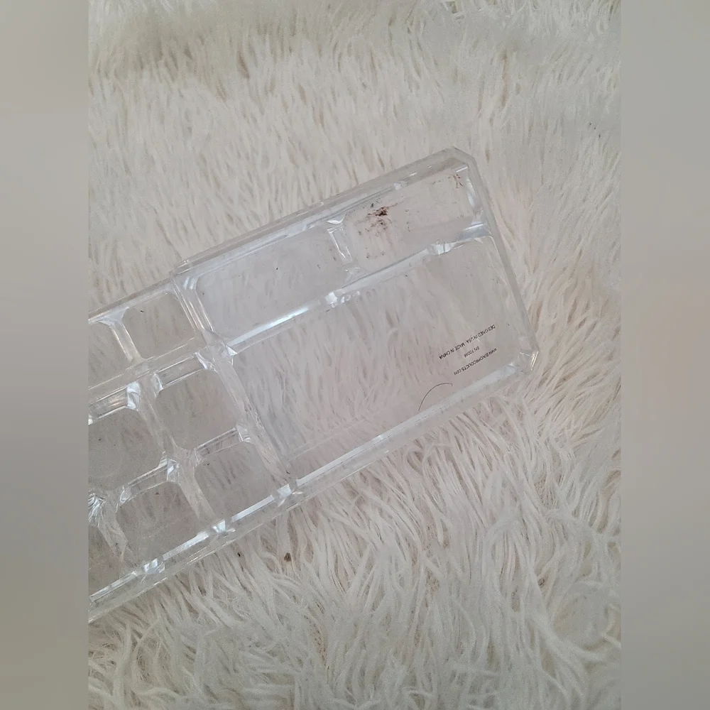 Ross used acrylic